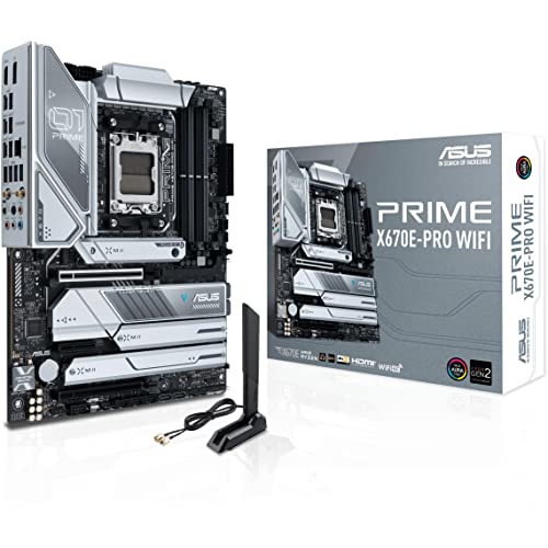 ASUS Prime X670E-Pro Wi-Fi ATX Motherboard – AM5, DDR5, PCIe 5.0
