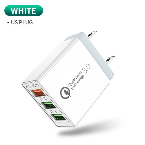 25W USB Charger 3 Port Charging, Fast Wall Plug iPhone 14 13 12 11 S21 FE for Samsung Galaxy Note10/ 10+/ S10e 5G, Galaxy S22/S21/S20/S10/ S9/ S8/