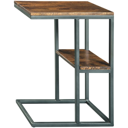 BOWERY HILL  1 Shelf End Table In And Natural In Black