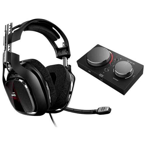 Refurbished - ASTRO Gaming A40 TR Gaming Headset + MixAmp Pro TR for Xbox One/PC - Black