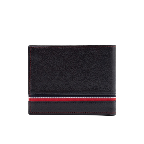 Cavalinho Sailor Bifold Leather Wallet - Navy - RFID protected
