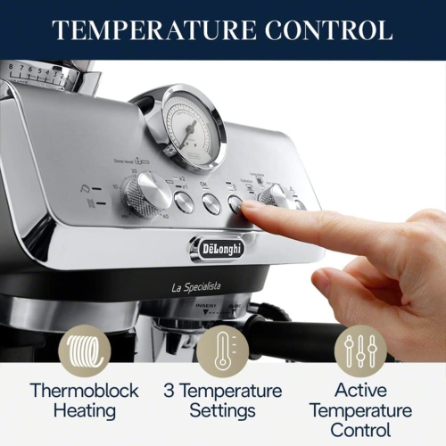 De'Longhi La Specialista Arte Semi-Automatic Espresso Machine - Black by DE'LONGHI - Refurbished condition - Image 4
