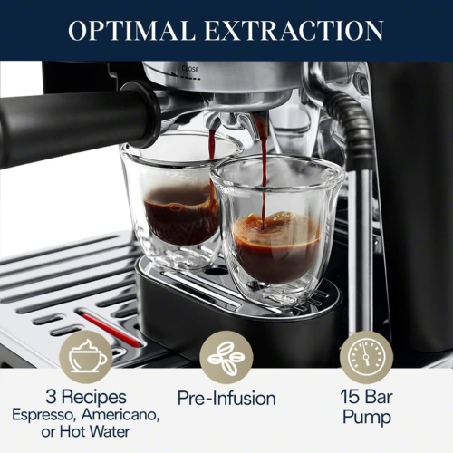 De'Longhi La Specialista Arte Semi-Automatic Espresso Machine - Black by DE'LONGHI - Refurbished condition - Image 7