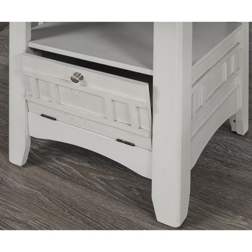 Baltimore Contemporary 5-Piece Bistro/Bar Set - White