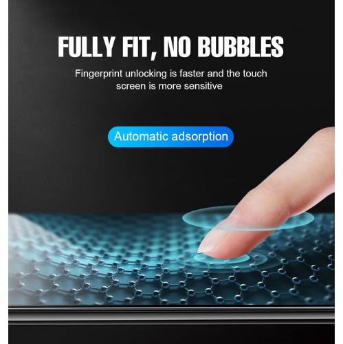 Protecteur d'écran en plastique hydrogel pour iPhone XR - compatible avec les étuis