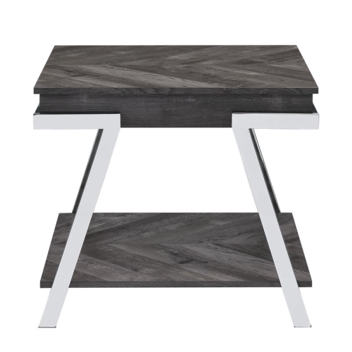 Steve Silver Roma Dark Gray Wood and Laminate 3-Piece Occasional Table Set