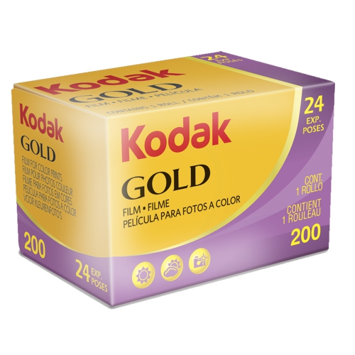 10 Packs Kodak GOLD 200 Color Negative Film 35mm Roll Film, 24 Exposures