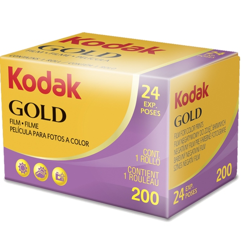 10 Packs Kodak GOLD 200 Color Negative Film 35mm Roll Film, 24 Exposures
