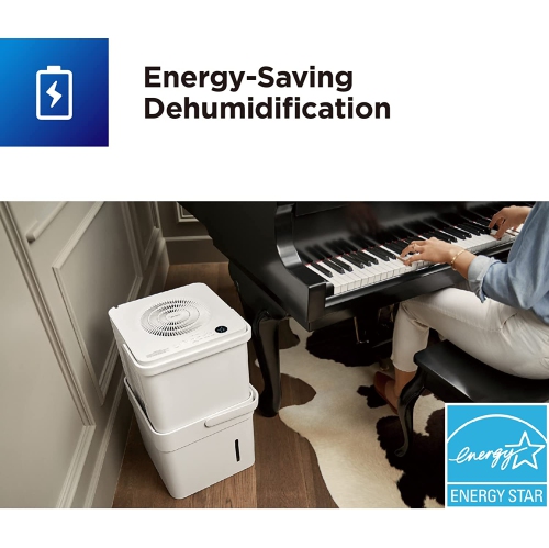 Midea Cube 20 Pint Dehumidifier for Basement and Rooms at Home for up to 1,500 Sq. Ft