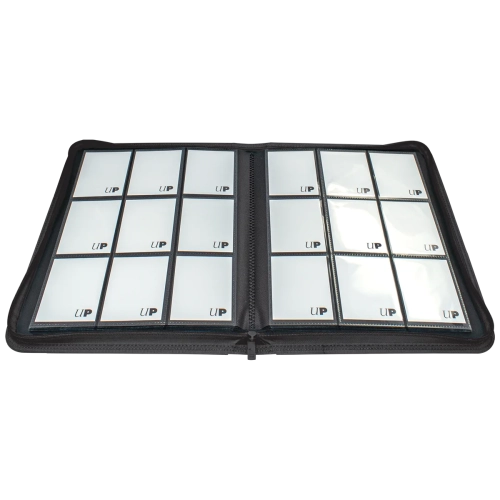 ULTRA PRO PRO BINDER 9 POCKET VIVID ZIPPERED BLACK