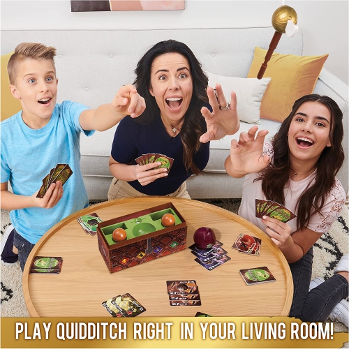 Harry Potter Catch The Golden Snitch, A Quidditch Board Game for Witches, Wizards and Muggles, Family Game Ages 8 & up