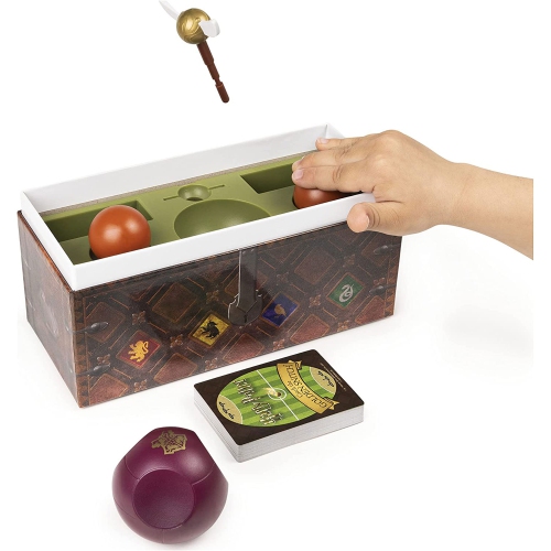 Harry Potter Catch The Golden Snitch, A Quidditch Board Game for Witches, Wizards and Muggles, Family Game Ages 8 & up