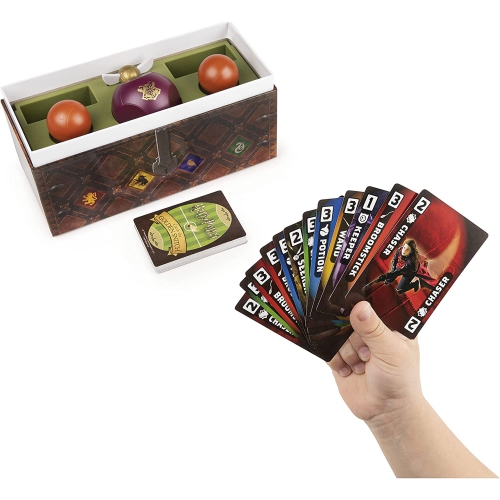 Harry Potter Catch The Golden Snitch, A Quidditch Board Game for Witches, Wizards and Muggles, Family Game Ages 8 & up