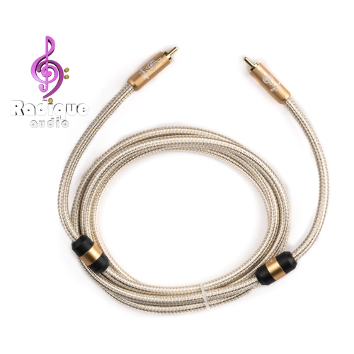 Radique Audio Gold Series Subwoofer Cable - 2 m