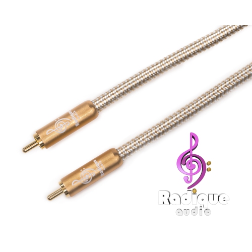 Radique Audio Gold Series Subwoofer Cable - 2 m