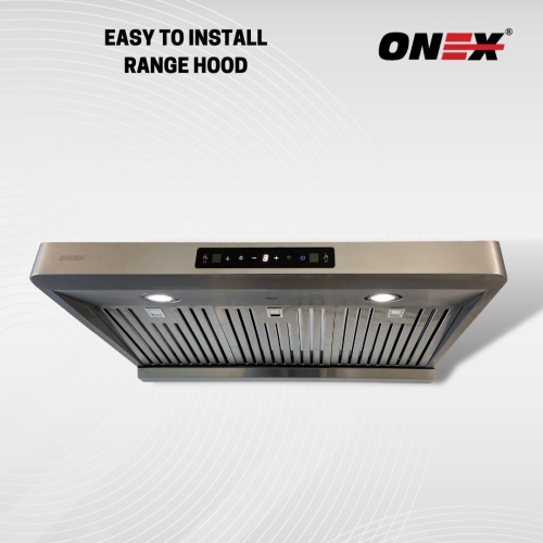 ONEX® OHF96R Stainless Steel Under Cabinet 36 inch Range Hood.