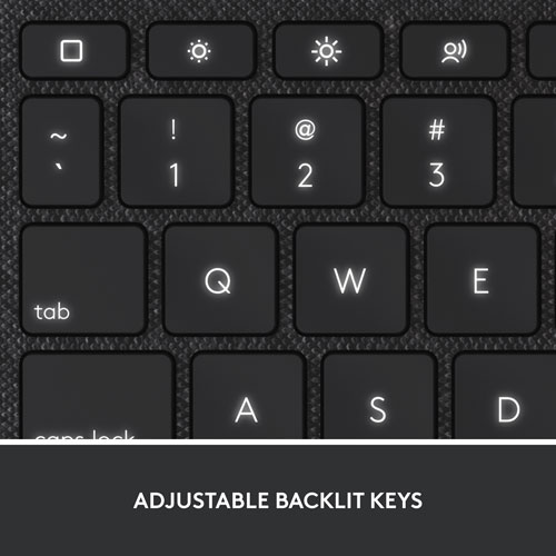Logitech Combo Touch Keyboard & Trackpad Case with Spill-Proof Keyboard for iPad (10th Gen & A16 Chip) - Oxford Grey