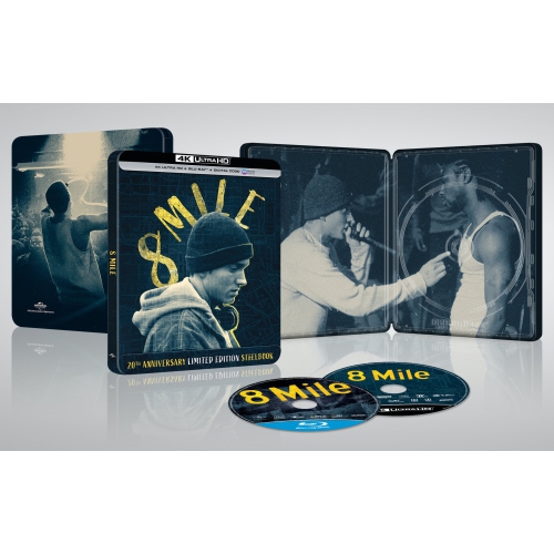 UNIVERSAL STUDIOS  8 Mile Exclusive Limited Edition 4K Steelbook (4K Ultra HD + Blu-Ray + Digital Download ) [Uhd]