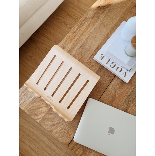 Enkel Studios Birchwood laptop stand | Wood laptop stand