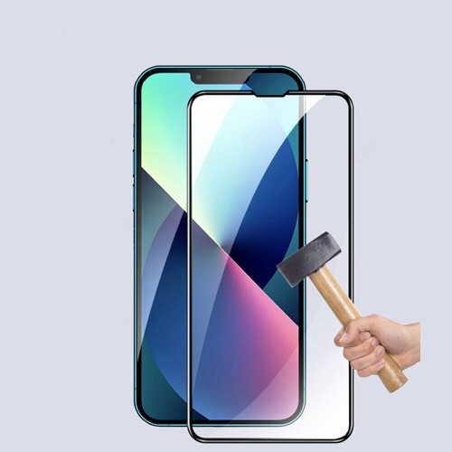 [2 PACK] Apple iPhone 12 Mini Black Tempered Screen Protector Guard - Case Friendly