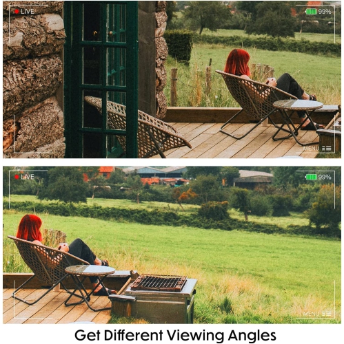 Wasserstein 35° to 55° Horizontal Adjustable Angle Mount and Wall Plate Compatible with Ring Video Doorbell Wired