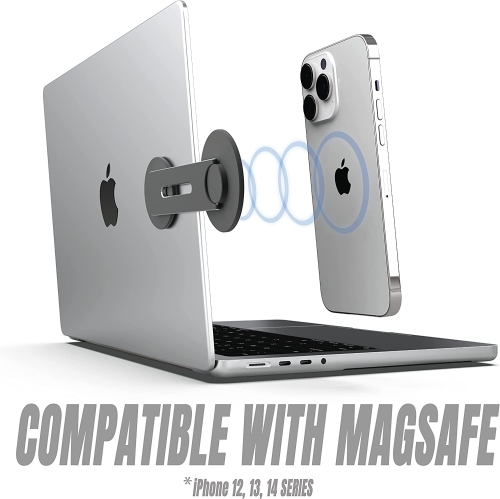 Continuity Camera Mount for MacBook Compatible with Magsafe for iPhone Webcam Mount, Magnetic Phone Holder for Tesla, Laptop & Monitor