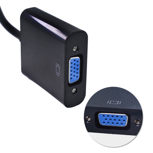Adaptateur HDMI à VGA de SuperShield - Noir