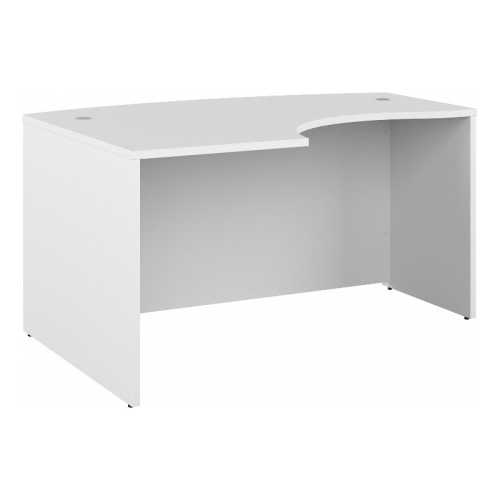 BBF  Studio C 60W X 43D Left Hand L-Bow Desk Shell In - Engineered Wood In White