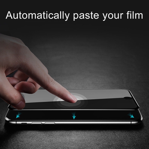 [PAQUET de 2] Protecteur d’écran en verre trempé noir pour iPhone 11 Pro Max d’Apple - convient aux étuis