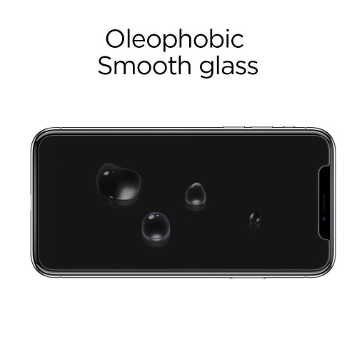 [PAQUET de 2] Protecteur d’écran en verre trempé noir pour iPhone 11 Pro Max d’Apple - convient aux étuis