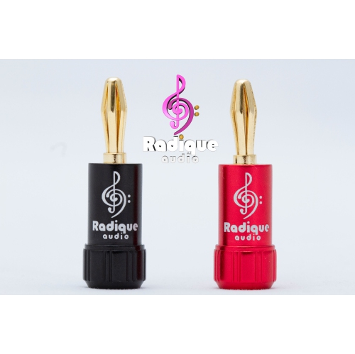 RADIQUE AUDIO  Banana Plugs (Pair)