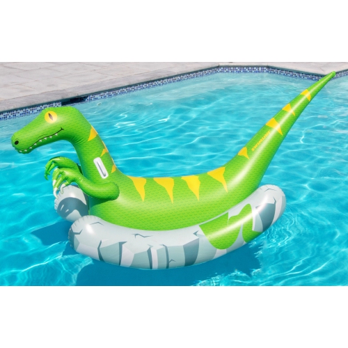 92" Rockin Raptor Inflatable Swimming Pool Float