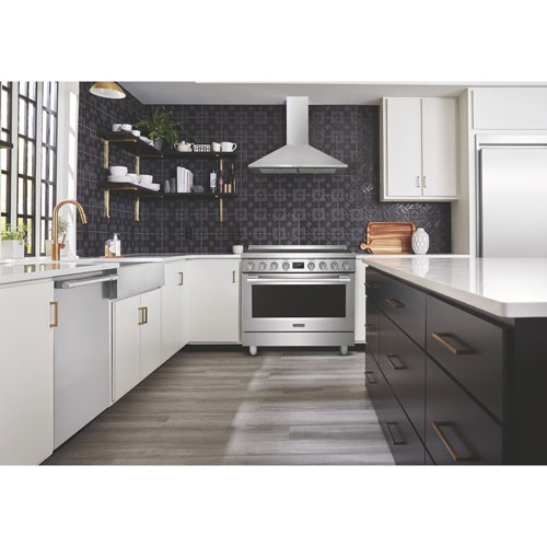 Frigidaire Professional 36" 4.4 Cu. Ft. True Convection 6-Burner Dual Fuel Range -Stainless