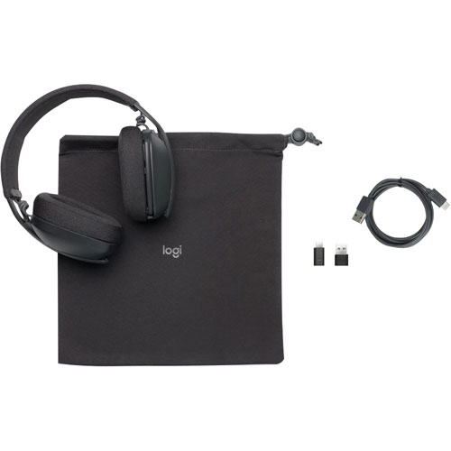 Logitech Zone Vibe Wireless Headset (981-001198) - Graphite