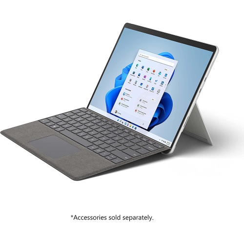 Tablette Surface Pro 8 de Microsoft avec Remis à neuf – i5 d’Intel, mémoire vive de 8 Go, disque SSD de 256 Go, écran tactile de 13 po, Windows 11