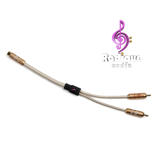 Radique Audio Gold Series Subwoofer Splitter - 0.2 m
