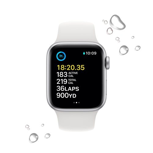 Apple Watch SE (2nd Gen) [GPS 40mm] Smart Watch w/Silver Aluminum