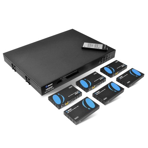 8x8 HDMI Matrix Switcher Extender & HDBaseT Over CAT5e/6/7 Cable