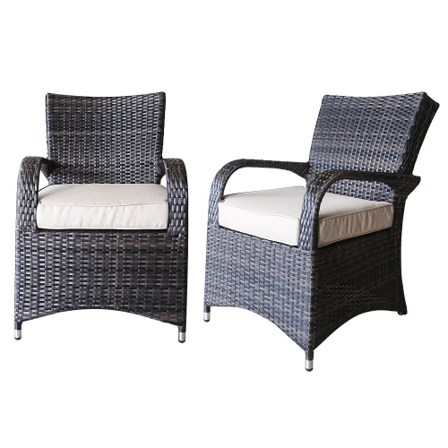 Furniture One 9 Pieces Outdoor Dining Table and Chairs Set Aluminium Full Assemble