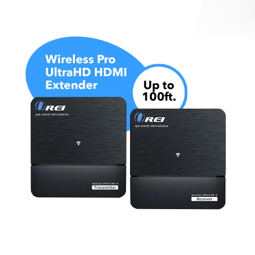 4K Ultra HD Wireless HDMI Transmitter & Receiver Extender Upto 100 Feet with Zero Latency