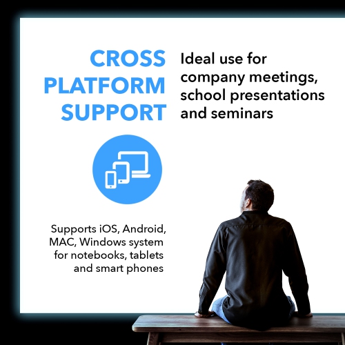 1080p 2x1 Wireless Transmitter & Receiver Up To 100ft - Perfect for Transmission from Laptop