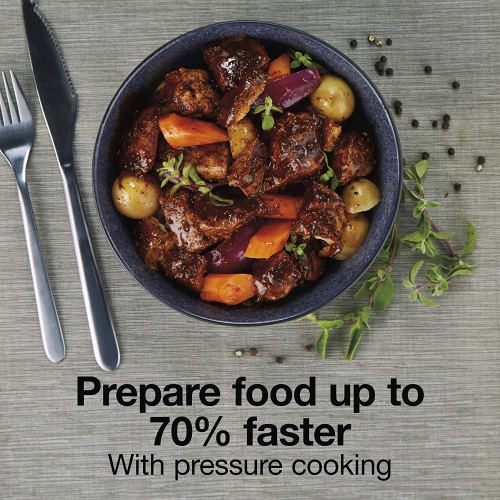 Proctor-Silex Simplicity Autocuiseur électrique 4 en 1, 3 pintes multifonction avec cuisson lente, vapeur, sauté, riz, acier inoxydable