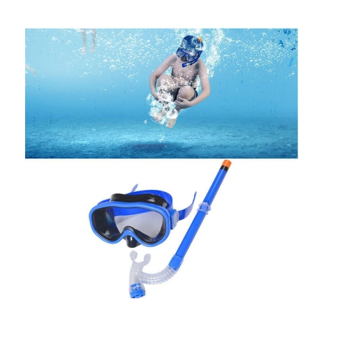 Silicone Sports Natation Plongée Masque Snorkel Lunettes Anti Brouillard Lunettes Set Kit
