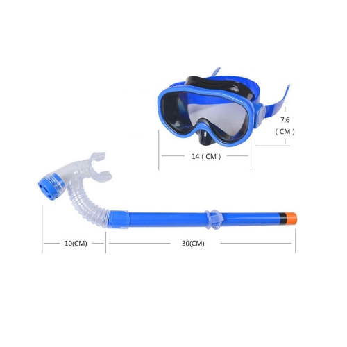 Silicone Sports Natation Plongée Masque Snorkel Lunettes Anti Brouillard Lunettes Set Kit
