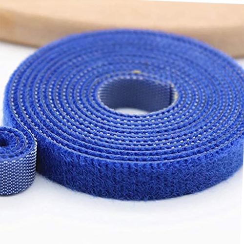 Attaches de câble auto-adhésives réutilisables - Bleu