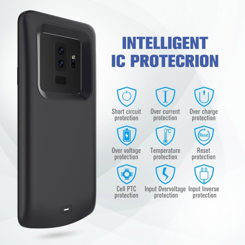 High Capacity & Slim Rechargeable Extended Charger Case for Galaxy S9 / S9 Plus