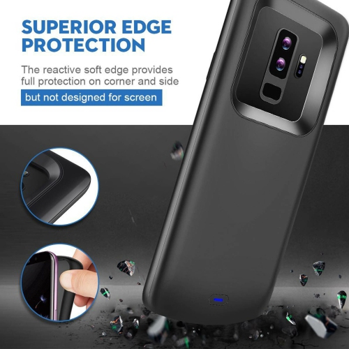 High Capacity & Slim Rechargeable Extended Charger Case for Galaxy S9 / S9 Plus