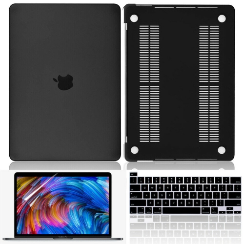 3in1 Slim Rubberized Case+KB Cover+HD Film for MacBook Pro 15 inch A1990/A1707
