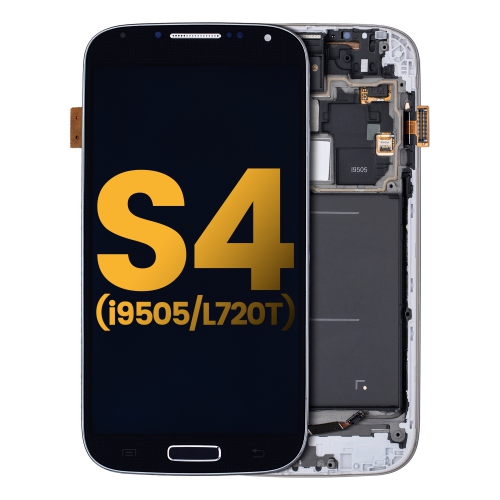 Replacement OLED Assembly With Frame Compatible For Samsung Galaxy S4 (i9505 / L720T) (International / Sprint (GSM Model) (Black) by ESOURCE PARTS - Refurbished condition - Image 3