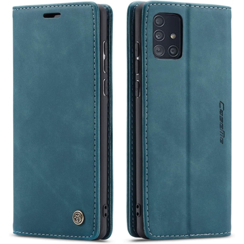 Galaxy A71 Case Leather Wallet Case Classic Design with Card Slot